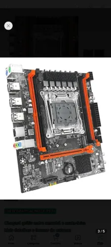 Placa mãe x99 + processador Xeon 2650v4