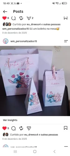 Personalizados & festa na mesa