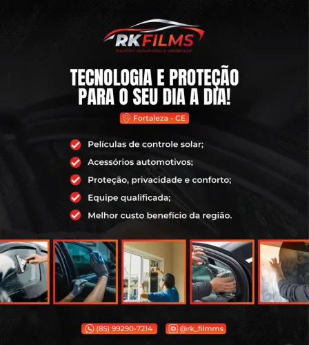 Película Fumê Automotiva e residencial em Fortaleza - Serviço Rápido e de Qualidade