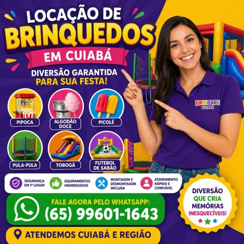 Locação de brinquedos Cuiabá
