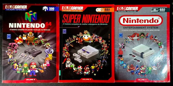 Coleção Dossiê Consoles OLD!Gamer Nintendo (3 publicações)