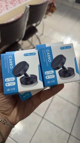 Suporte magnético duplo de celular