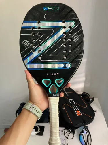 RAQUETE BEACH TENNIS ZEIQ 3K LIGTH -LEO BRANCO