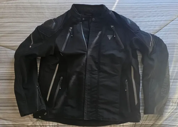 jaqueta triumph tritech masculina preta XXL