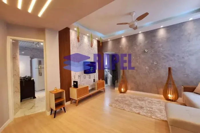 Apartamento de 70m² para locação no Flamengo, com 2 quartos.