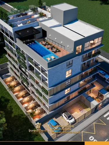 Flats a 250m da Praia de Ponta de Campina, Mensais a partir de R$1.599,93