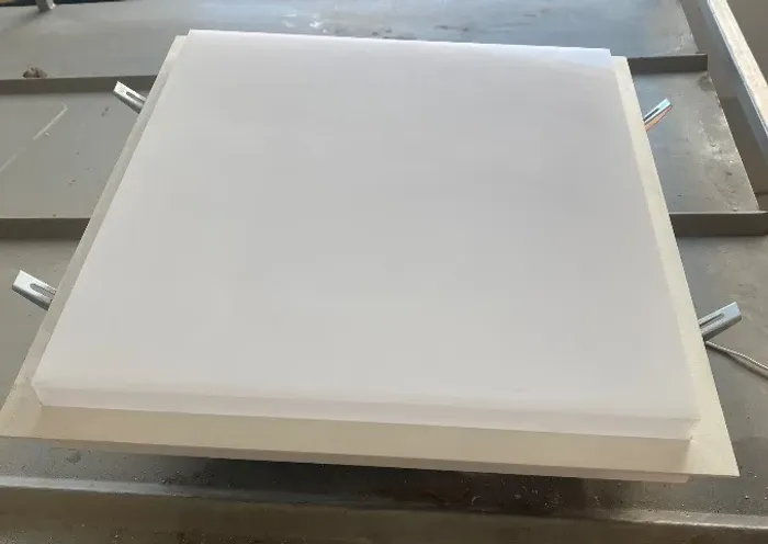 Luminária plafon embutir acrílico 0,40cm X 0,40cm