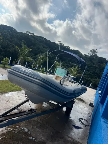 FLEXBOAT SR-500 LX + YAMAHA 90HP 4 TEMPOS - PRONTO PARA USO