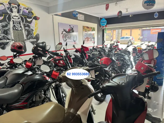 Loja moto Anápolis financia 48x cartão 24x troca 