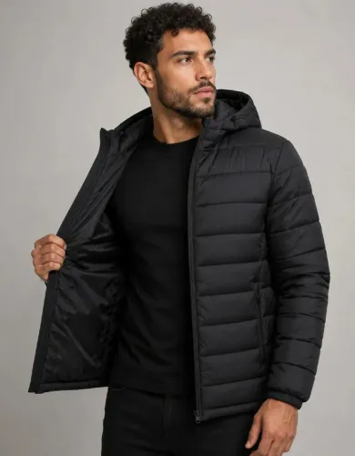 Jaqueta Puffer Bobojaco Corta Vento Nylon Frio Reforçada