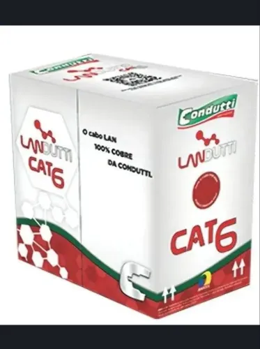 Cabo de rede Cat6 Azul Condutti 305mts