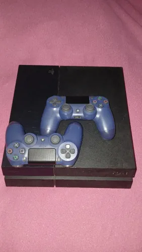 Ps4 fat 500gb + 2 controles originais ( leia a descrição )