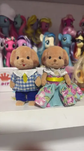  Casal poodle Sylvanian familes 