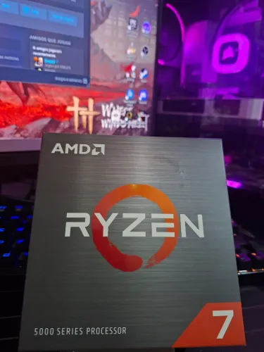 Processador AMD Ryzen 7 5800x - 8 Core, 16 Thread 4.7 GHz Max Boost, 3.8 GHz Base