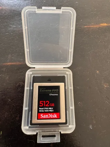 Cartão CF express extreme pro 512 gb sandisk