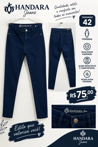 Calça Feminina Handara Tamanho 42 