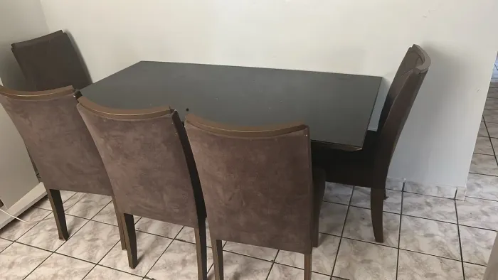 Mesa Com 6 Cadeiras