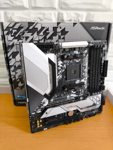 Kit upgrade b550 Stell legendary Am4 Ryzen 5 5500 6/12  ótimo para jogos custo benefício