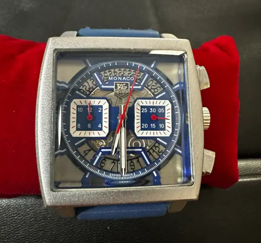 TAG Heuer Monaco Skeleton Blue