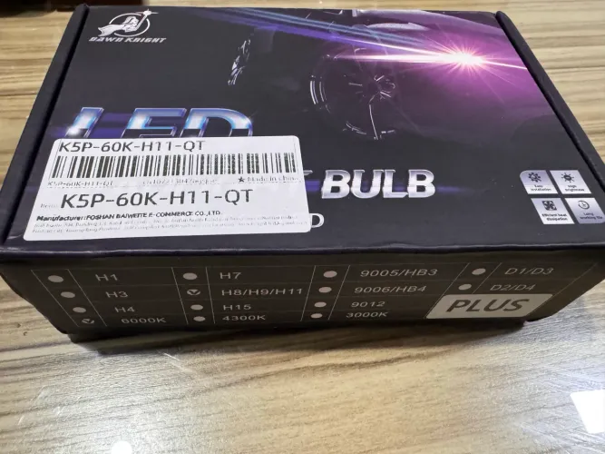 Super Led Dawnknight K5C Plus H11 140W (Par), Branco 6000@