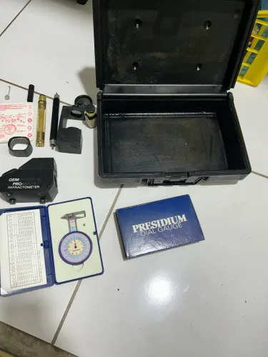 Kit para ourives pedras preciosas