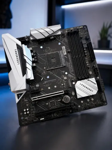 Placa-Mãe SuperFrame Legendary B450M AM4 - Excelente Estado