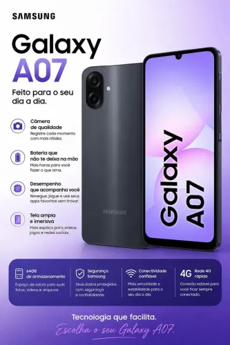 Vendo um Samsung a07/ 4gb