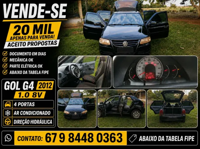 Volkswagen Gol Geração IV City Trend 1.0 8V MI Total Flex Mec. 4P 2013