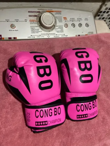 Luva muay thai 6oz rosa