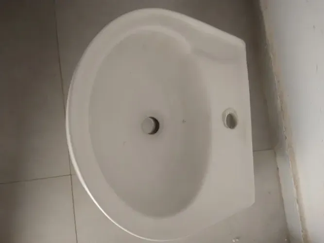 Pia de louça com coluna pra banheiro 