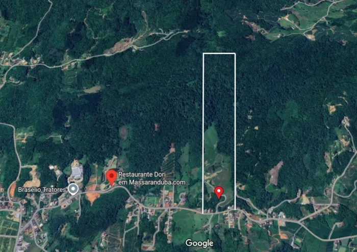 Sítio em Massaranduba/SC  22,2 hectares com infraestrutura completa e natureza exubera