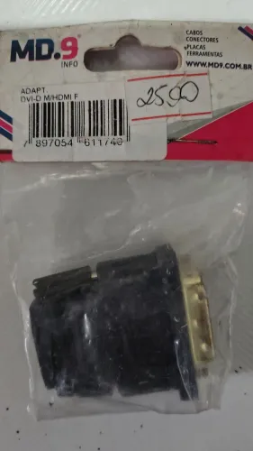 Adaptador DVI macho x HDMI fêmea