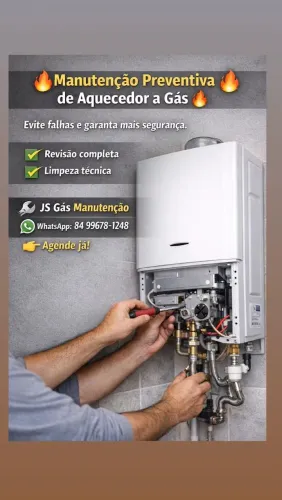 Manutenção e instalação de Aquecedores a Gás