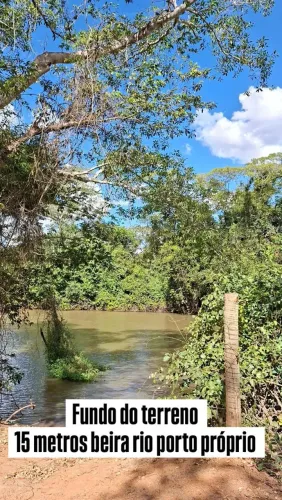 Otimo Terreno com rio no fundo a venda