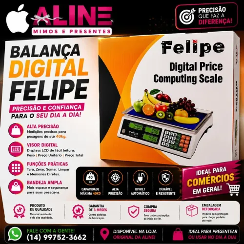 BALANÇA DIGITAL 40 KG