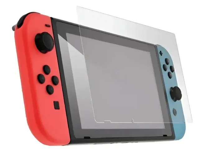 Película de Vidro p/ Nintendo Switch V1 ou V2