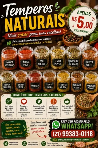 Temperos Naturais