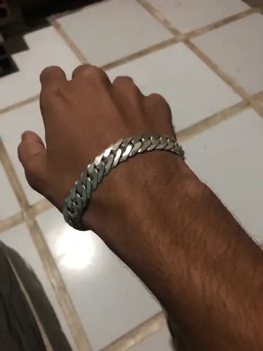 Pulseira de prata 13mm