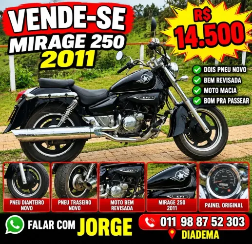 MIRAGE 250 ANO 2011 NOVÍSSIMA
