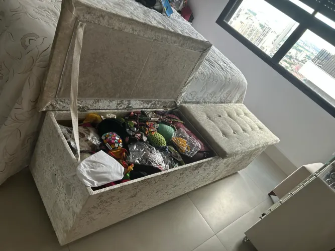 Baú de veludo