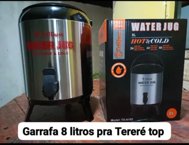 Garrafa térmica de 8 litros pra tereré
