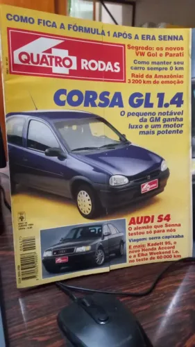 revista 4 rodas edição Corsa GL 1.4