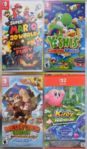 Jogos Originais Nintendo Switch - Mídia Física