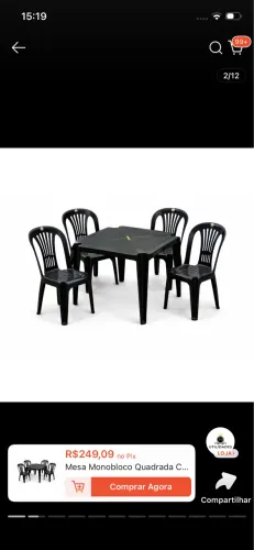 Vendo kit mesa com cadeira