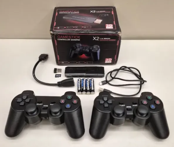 Game Stick GD10 X2 Plus 128GB 4K Retro Console - Completo!