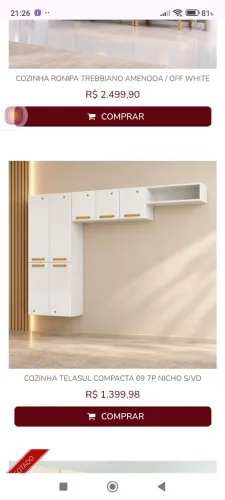 Armário de cozinha de aço
