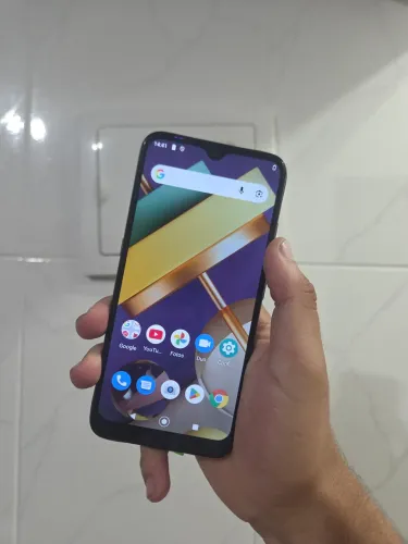 Celular Barato LG K22+ Titânio
