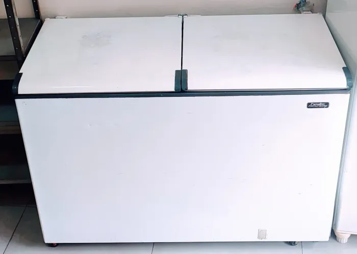 Freezer vertical conservado