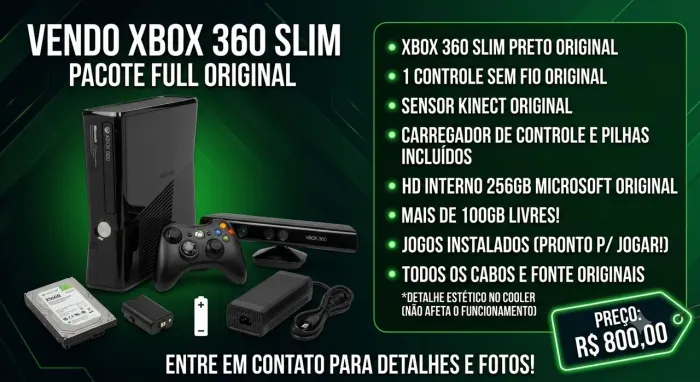 Xbox 360 completo full original