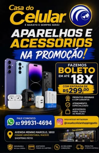 Celular no boleto facilitado